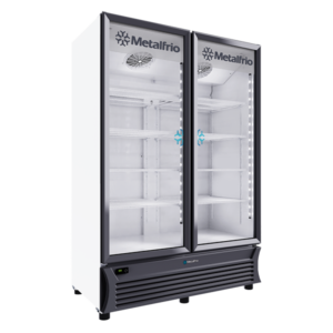 Refrigerador Vertical De Exhibición 2 puertas Metalfrio RB800