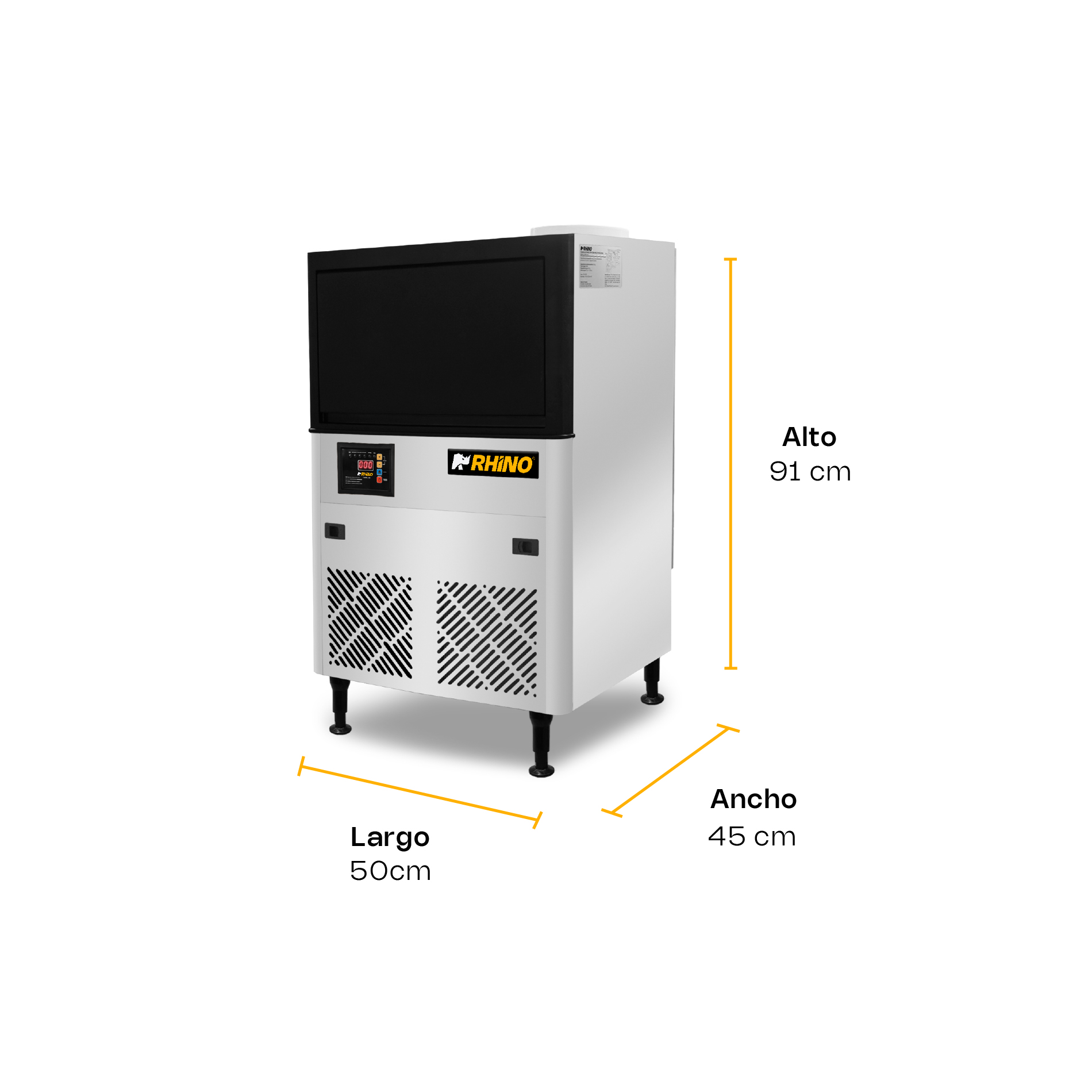 Fabrica Multifuncional De Hielo En Cubo Rhino - Imagen 3