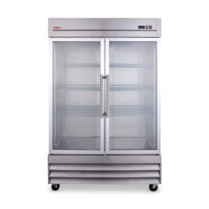 Congelador Vertical Torrey Acero Inox. Puerta de Cristal CVCA-47UI